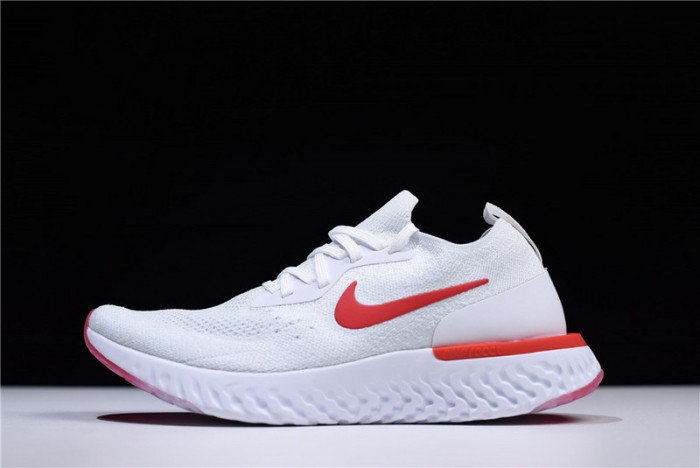 (image for) nike epic react flyknit white red AQ0067 800